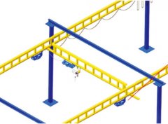 鋼輕載KBK起重機(jī),高強(qiáng)度鋼制封閉式軌道,延長壽命